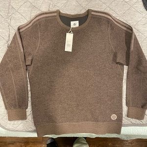 Adidas X Wings & Horns Bond Wool Long Sleeve Crew Sweater